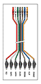 7 Leadwire Set - 24" Din/Alligator LVM704